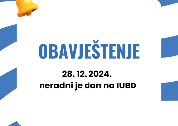 Obavještenje o neradnom danu